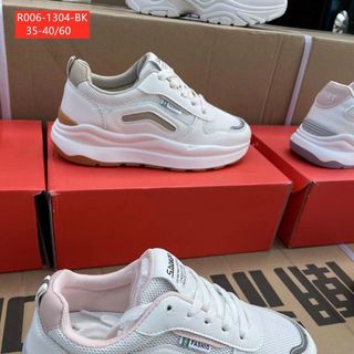 Giày thể thao nữ chất da đẹp êm chân