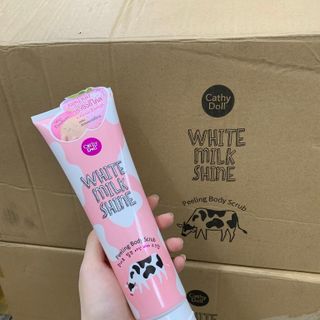 Gel Tẩy Tế Bào Chết Toàn Thân Cathy Doll White Milk Shine Peeling Body Scrub 320ml
