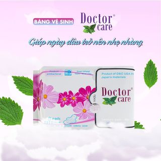Combo 10 gói Băng vệ sinh Doctor care thảo dược Ban ngày 8 miếng