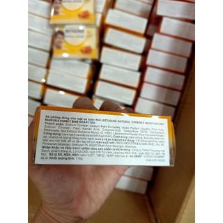 Xà phòng sát khuẩn Betazine rửa mặt và tắm toàn thân Thái Lan 110g
