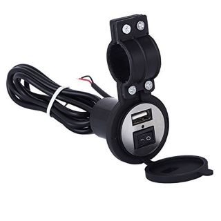 Sạc xe máy 1 cổng usb 5V-2.1A hộp dài