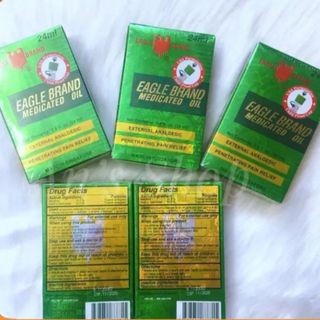 Dầu Gió Xanh Con Ó 2 Nắp SINGAPORE 24ML