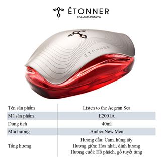 Nước Hoa Ô Tô Xe Hơi Cao Cấp Chính Hãng Nhập Khẩu ETONNER Khử Mùi Ô Tô E2001A (40ml)