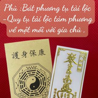 Linh phù dán điện thoại tài lộc