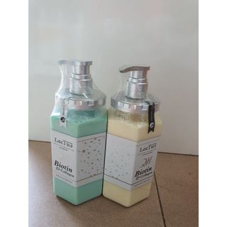 Cặp dầu gội Lactus 500ml dùng trong salon tóc