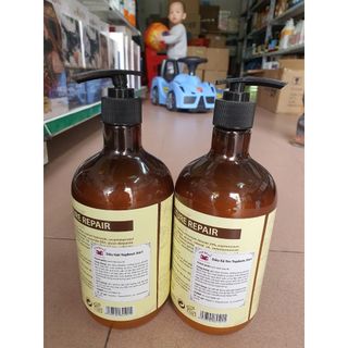 Cặp dầu gội phục hồi hư tổn cho tóc khô Topbest 800ml dùng trong salon tóc