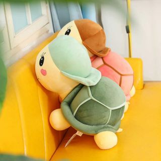Rùa bông đội mũ cho bé