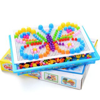 BỘ ĐỒ CHƠI XẾP HÌNH HẠT MOSAIC 296 CHI TIẾT CHO BÉ SÁNG TẠO giá sỉ - giá bán buôn