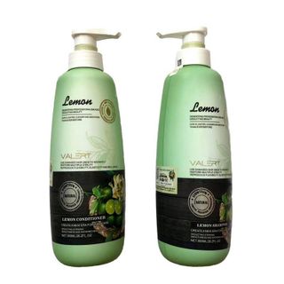 Cặp dầu gội Lemon dành cho tóc gàu 800ml dùng trong salon tóc