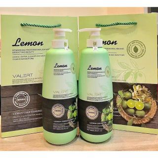 Cặp dầu gội Lemon dành cho tóc gàu 800ml dùng trong salon tóc