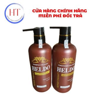 Cặp dầu gội dưỡng sinh tái tạo tóc Heldo 500ml dùng trong salon tóc giá sỉ