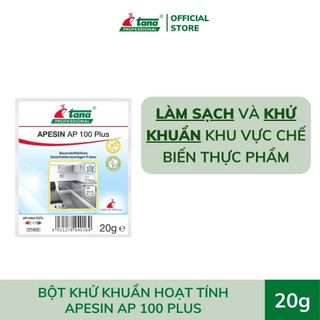 Bột khử khuẩn oxy hoạt tính APESIN AP 100 Plus NHẬP KHẨU ĐỨC tẩy sạch bề mặt không có mùi khó chịu 20g