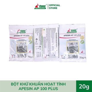 Bột khử khuẩn oxy hoạt tính APESIN AP 100 Plus NHẬP KHẨU ĐỨC tẩy sạch bề mặt không có mùi khó chịu 20g