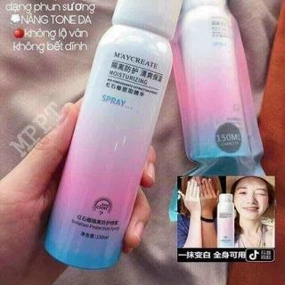 Xịt chống nắng trắng da May