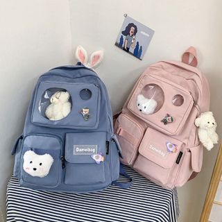 Balo Thời Trang Đi Học Ulzzang HỘP TRÒN