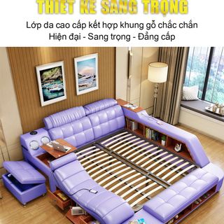 Giường Massage Thông Minh Haruko ( Violet )