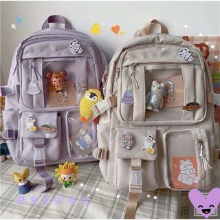 Balo Thời Trang Đi Học Ulzzang HỘP TRÊN