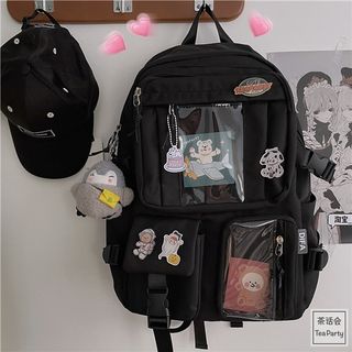 Balo Thời Trang Đi Học Ulzzang HỘP TRÊN
