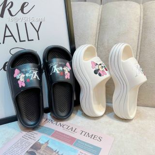 Dép bánh mỳ lượn sóng họa tiếtt chuột mickey