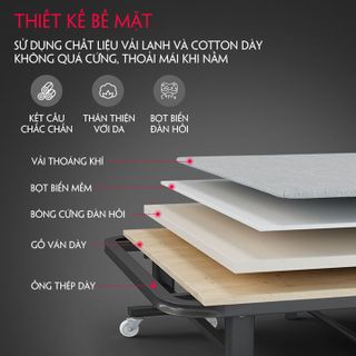 Giường Gấp Văn Phòng - Giường ngủ trưa gấp gọn , đệm êm, vải cotton, khung thép chắc chắn, khung thép dày chắc chắn chịu lực tốt - Giường xếp gấp gọn tiết kiệm không gian