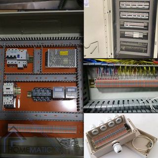 Cút nối dây điện 2 đầu gắn thanh ray tủ điện KV121