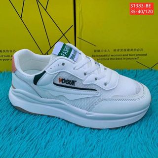 Giày Thể Thao Nữ Chất Liệu Da Phối Vải Thoáng Khí sỉ giá xưởng