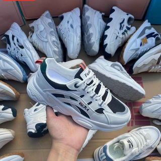Giày Thể Thao Nữ Chất Da Phối Vải Thoáng Khí sỉ giá rẻ S004