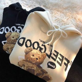 Áo hoodie logo feelgood form dưới 70kg