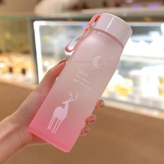 Bình nước, bình đựng nước thể thao gradient sang trọng chịu nhiệt 400ml