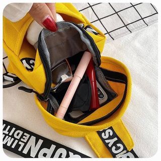Túi Đeo Chéo Kèm Gấu Bông Con Cừu - Túi Bao Tử Canvas Kèm Gấu Phong Cách Hàn Quốc - Túi Tote Gấu Bông Xinh Yêu