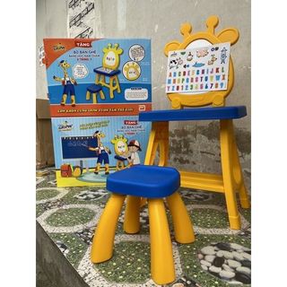 bảng học nam châm 3 trong 1 , kết hợp thành bộ bàn ghế cho bé, sịn sò lắm ạ giá sỉ siêu rẻ
