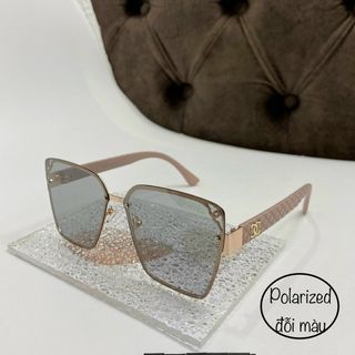 Mắt Kính Tròng Polarized Vuông Bản To Đổi Màu mã mới siêu đẹp giá sỉ