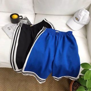 Quần đùi 2 da chạy sọc form dưới 70kg