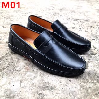 Giày mọi nam da bò cao cấp.đế cao su mềm,mã M01,Size từ 39-43 giá sỉ