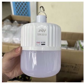 Bóng đèn tích điện năng lượng mặt trời 120w có điều khiển từ xa kèm dây sạc bóng đèn chống nước