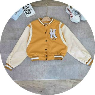 Áo khoác da lộn 2 lớp lót dù có túi trong logo kasheng