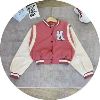 Áo khoác da lộn 2 lớp lót dù có túi trong logo kasheng