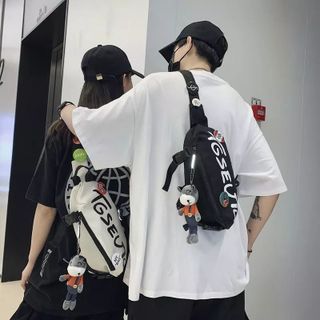 Túi Đeo Chéo Ngực/Hông/Thắt Lưng Không Thấm Nước Phong Cách Thể Thao Hàn Quốc