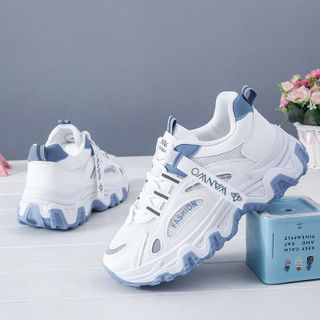 Giày thể thao nữ, giày nữ, giày tăng chiều cao da PU cao cấp hợp thời trang