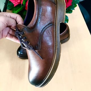 Giày Dr nam da bò cao cấp,đế cao su mềm,mã D02. Màu vàng bò,sang trọng đẳng cấp