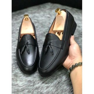 Giày Lười Nam Big Size 44/49 - Giày Da Nam Băng Chuông Da Bò Thật 100%, Cam Kết Bảo Hành 24 Tháng
