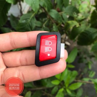 Nút tắt đèn vision 2021 màu đỏ 3  chế độ