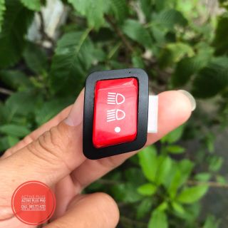 Nút tắt đèn vision 2021 màu đỏ 3  chế độ