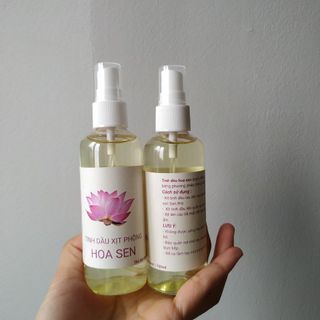 Tinh dầu sen xịt phòng, chai 100ml