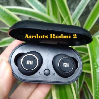 Tai Nghe Bluetooth Chính hãng Xiaomi Redmi AirDots 2 Đen 5.0 TWS Có Đốc Sạc Pin trâu HOT giá sỉ