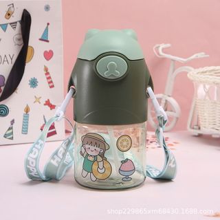 [DG106] Bình Nước Ngộ Nghĩnh 650ML Có Quai Đeo