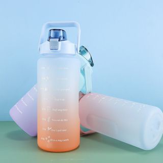 [DG109] Bình Nước Có Vạch Báo Giờ 2 Lít (Bình Nước Chia Vạch)