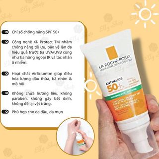 Kem Chống Nắng La Roche-Posay Anthelios XL Dry Touch Anti-Shine Gel Cream Non Perfume