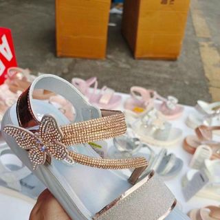 Giày sandal trẻ em đính nơ sỉ giá xưởng