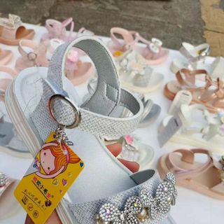 Giày sandal trẻ em đính nơ sỉ giá xưởng
